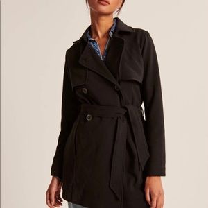 Abercrombie & Fitch Drapery Trench Coat/Jacket